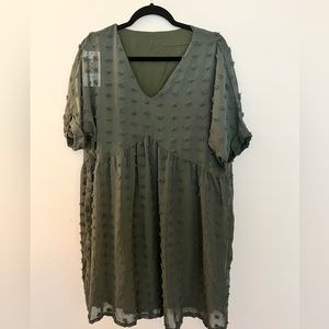 Flowy mini summer dress